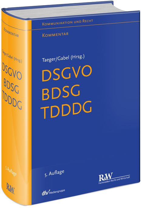 Dsgvo - Bdsg - Tdddg, Buch