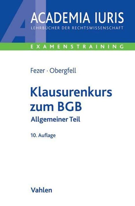 Karl-Heinz Fezer: Klausurenkurs zum BGB, Buch