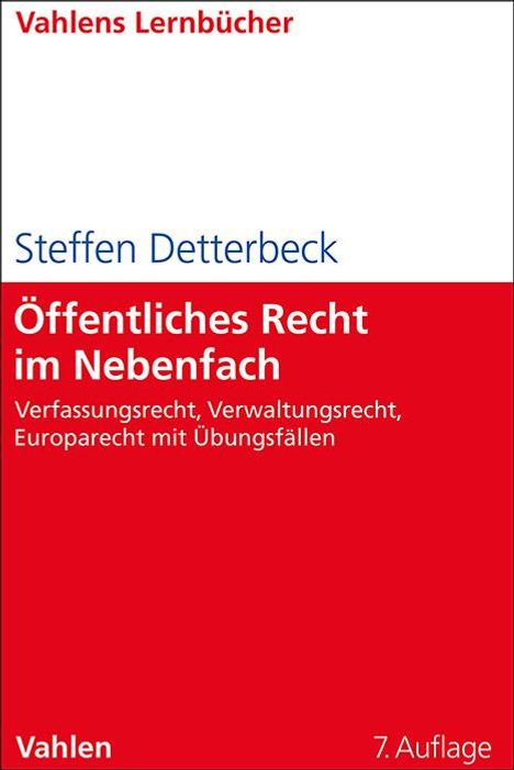 Steffen Detterbeck: Öffentliches Recht im Nebenfach, Buch