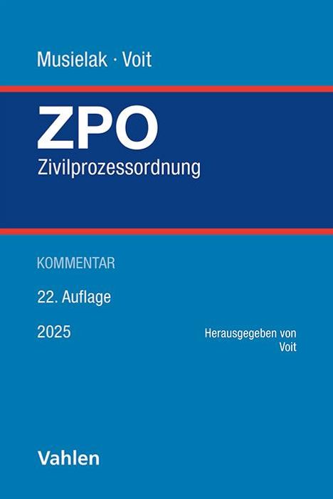 Zivilprozessordnung, Buch