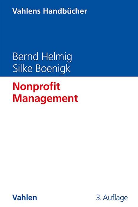 Bernd Helmig: Nonprofit Management, Buch