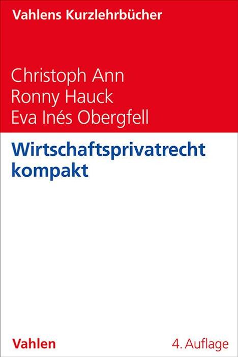 Christoph Ann: Wirtschaftsprivatrecht kompakt, Buch