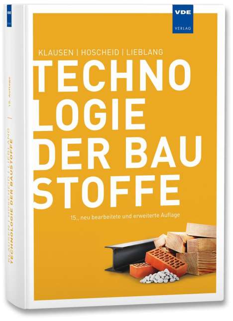 Rudolf Hoscheid: Technologie der Baustoffe, Buch
