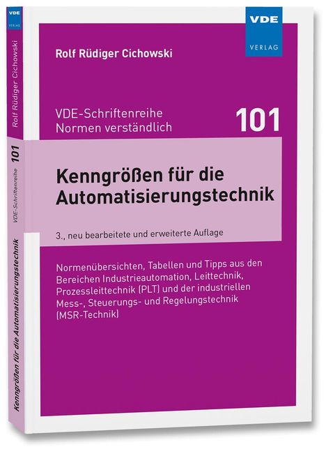 Rolf Rüdiger Cichowski: Kenngrößen für die Automatisierungstechnik, Buch