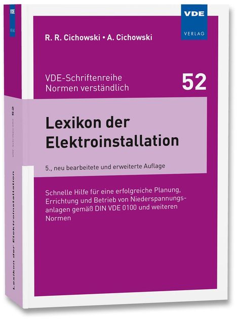 Rolf Rüdiger Cichowski: Lexikon der Elektroinstallation, Buch