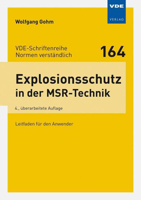 Wolfgang Gohm: Explosionsschutz in der MSR-Technik, Buch