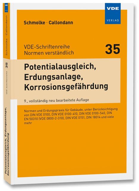 Herbert Schmolke: Potentialausgleich, Erdungsanlage, Korrosionsgefährdung, Buch