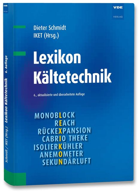 Dieter Schmidt: Lexikon Kältetechnik, Buch