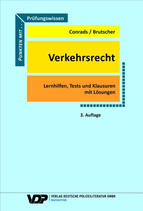 Karl-Peter Conrads: Prüfungswissen Verkehrsrecht, Buch