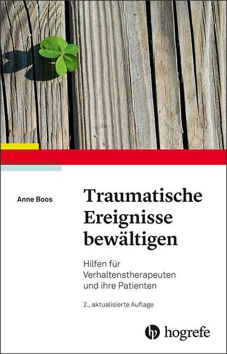 Anne Boos: Traumatische Ereignisse bewältigen, Buch