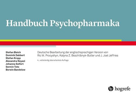 Stefan Kropp: Handbuch Psychopharmaka, Buch