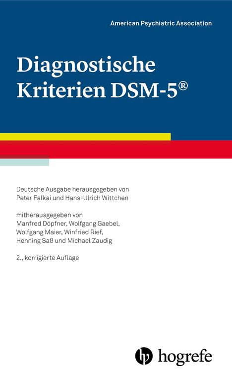American Psychiatric Association: Diagnostische Kriterien DSM-5, Buch