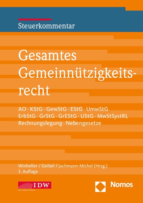 Gesamtes Gemeinnützigkeitsrecht, 3. Auflage, Buch