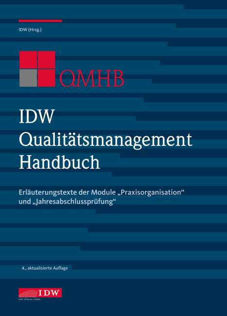 IDW Qualitätsmanagement Handbuch (QMHB), Buch
