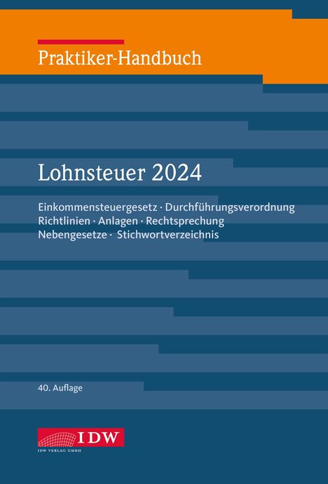 Praktiker-Handbuch Lohnsteuer 2024, Buch