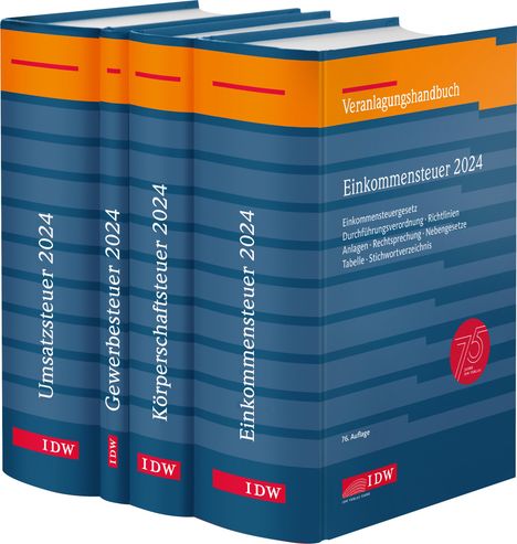 Steuer-Paket 2024: Ertragsteuern und Umsatzsteuer (Veranlagung), 4 Bücher