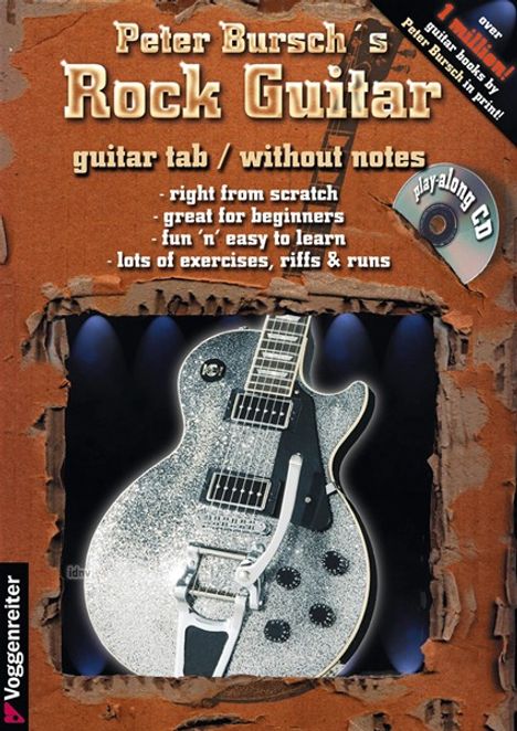 Peter Bursch's Rock Guitar, w. Audio-CD, Noten