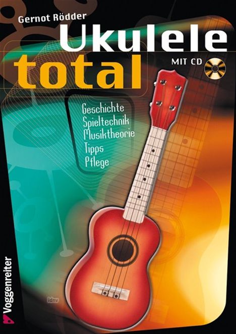 Ukulele total, D-Stimmung, m. Audio-CD, Noten