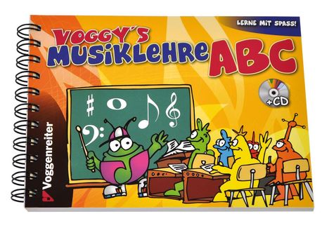 Martina Holtz: Voggy's Musiklehre ABC. Mit CD, Buch