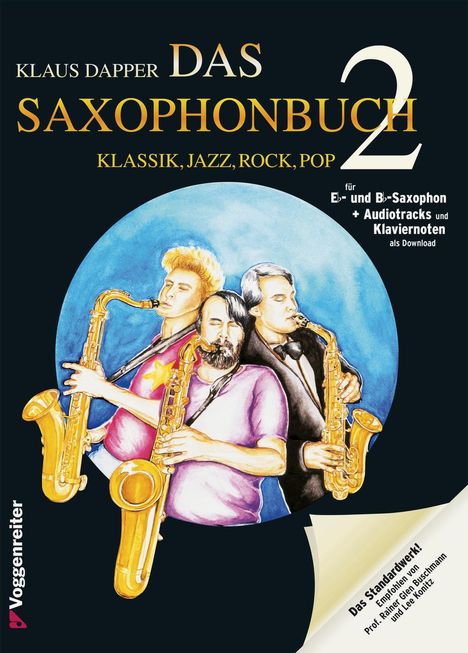 Klaus Dapper: Das Saxophonbuch 2 (Version Eb + Bb), Noten
