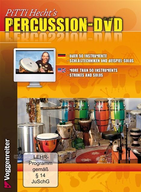 Pitti Hecht: PiTTi Hecht's Percussion-DVD, 1 DVD, Noten