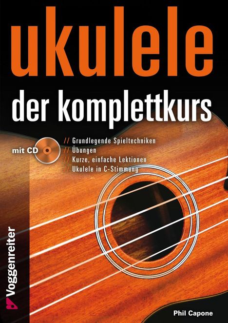 Ukulele - Der Komplettkurs (CD), C-Stimmung, Noten