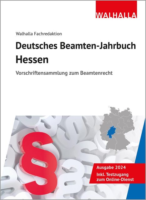 Walhalla Fachredaktion: Deutsches Beamten-Jahrbuch Hessen 2024, Buch