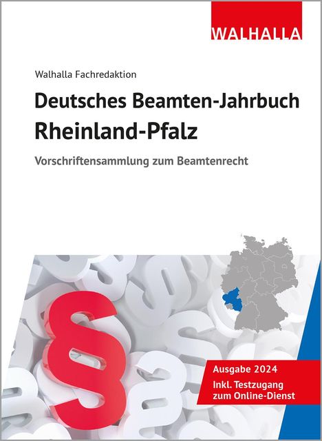 Walhalla Fachredaktion: Deutsches Beamten-Jahrbuch Rheinland-Pfalz 2024, Buch