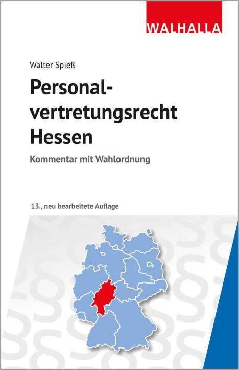 Walter Spieß: Personalvertretungsrecht Hessen, Buch