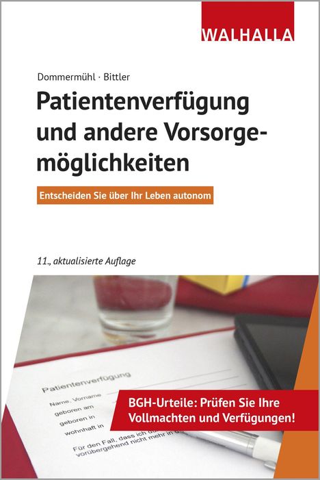 Jan Bittler: Bittler, J: Patientenverfügung/andere Vorsorgemöglichkeiten, Buch