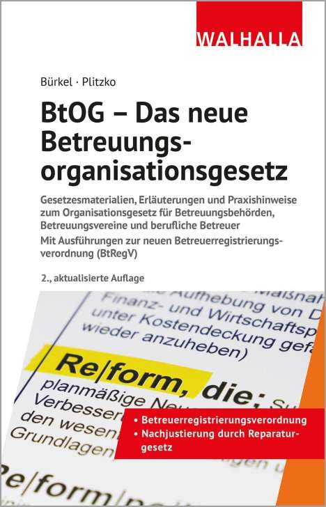 Ina Bürkel: BtOG - Das neue Betreuungsorganisationsgesetz, Buch