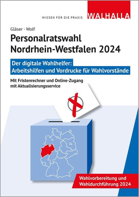 Franziskus Gläser: CD-ROM Personalratswahl Nordrhein-Westfalen 2024, CD-ROM