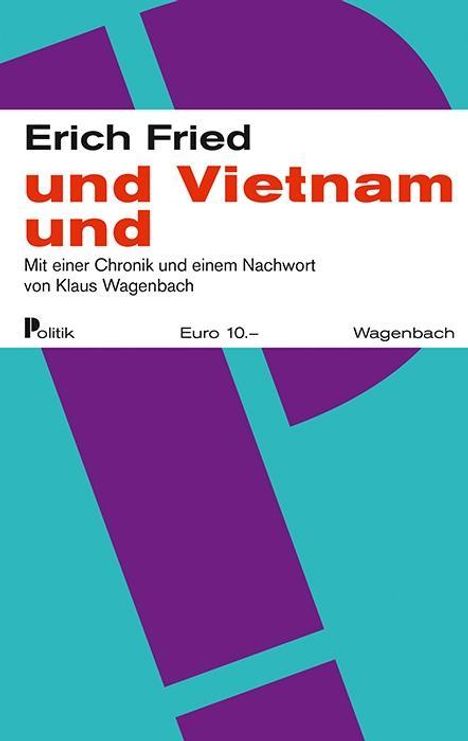 Erich Fried: und Vietnam und, Buch