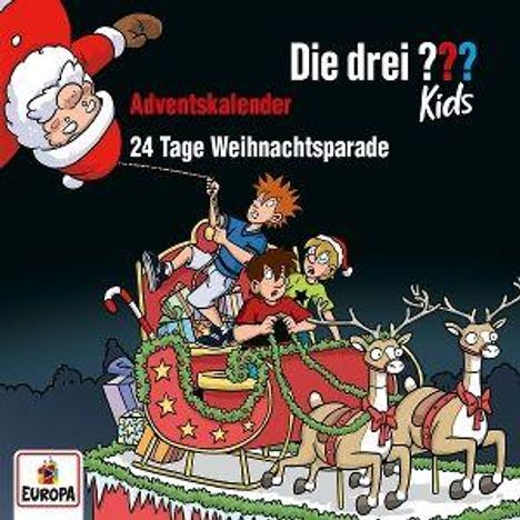 Die drei ??? Kids Adventskalender - 24 Tage Weihnachtsparade, 3 CDs