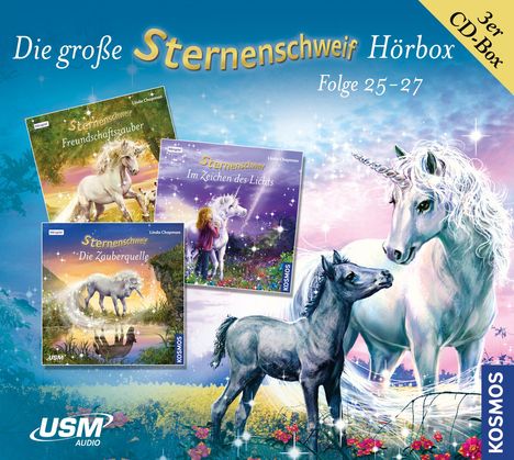 Die große Sternenschweif Hörbox Folgen 25-27 (3 Audio CDs), 3 CDs