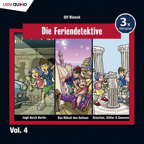 Die Feriendetektive Hörbox Vol. 4 (Folgen 10-12), 3 CDs