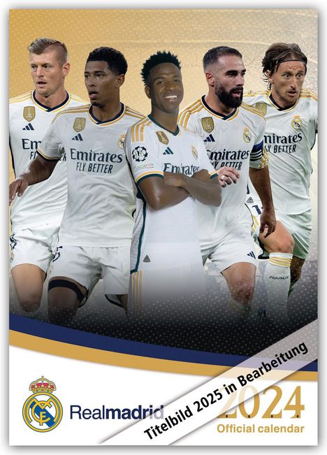 Danilo: Danilo: Real Madrid 2025 - A3-Posterkalender - Original Dani, Kalender