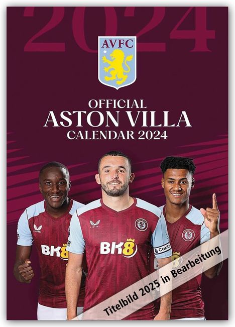 Aston Villa FC 2025 - A3-Posterkalender - Original Danilo-Kalender [Mehrsprachig] [Kalender], Kalender