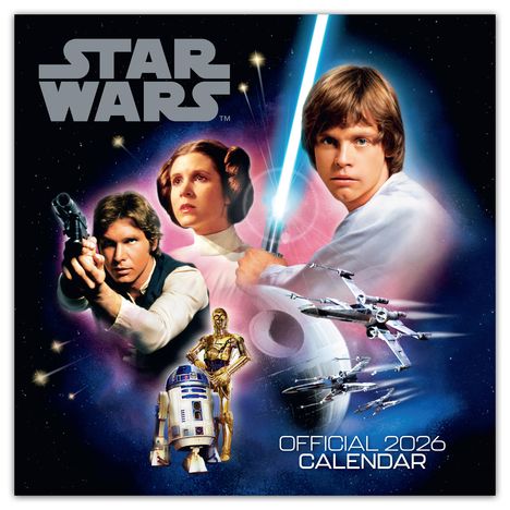 Danilo Promotion Ltd: Star Wars - Official 2026 - Wandkalender, Kalender