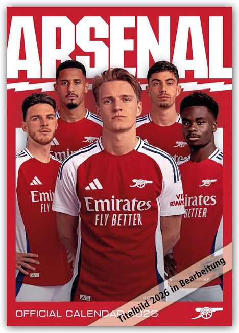 Danilo: Arsenal London FC 2026 - A3-Posterkalender, Kalender