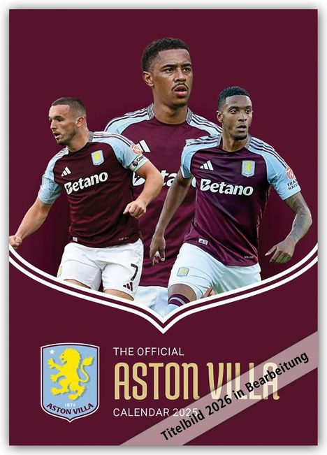 Aston Villa FC 2026 - A3-Posterkalender, Kalender