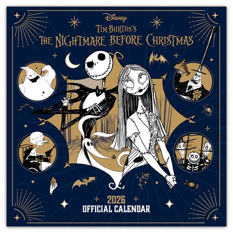 Tim Burton's The Nightmare before Christmas - Offizieller Kalender 2026, Kalender