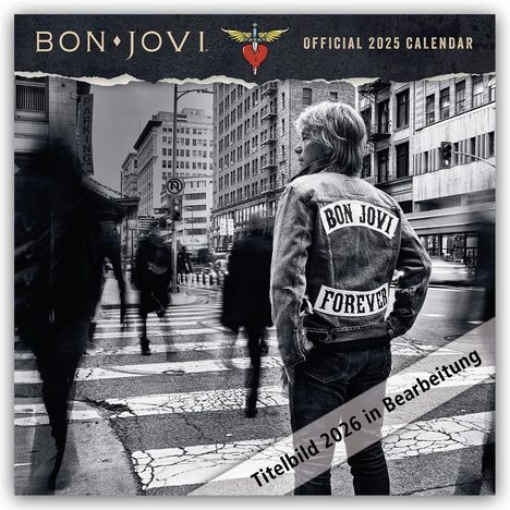 Danilo Promotion Ltd: Bon Jovi - Offizieller Kalender 2026, Kalender