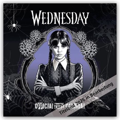 Wednesday - Netflix - Offizieller Kalender 2026, Kalender