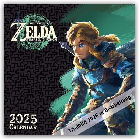 Nintendo - The Legend of Zelda - Die Legende von Zelda 2026 - Wandkalender, Kalender