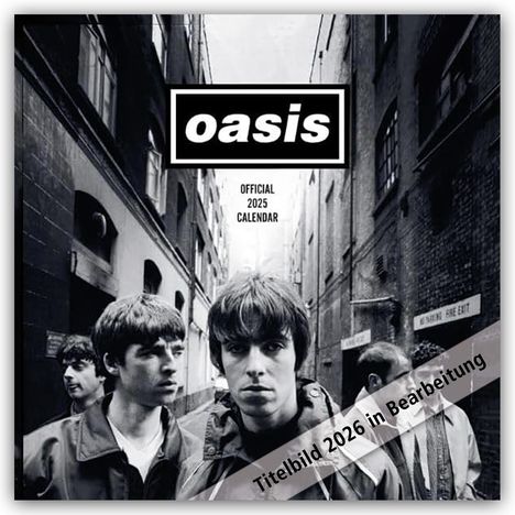 Oasis - Offizieller Kalender 2026, Kalender