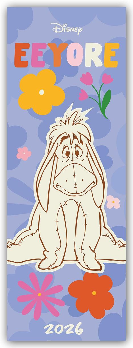 Disney Eeyore - Eeyore 2026 - Slimline-Kalender, Kalender