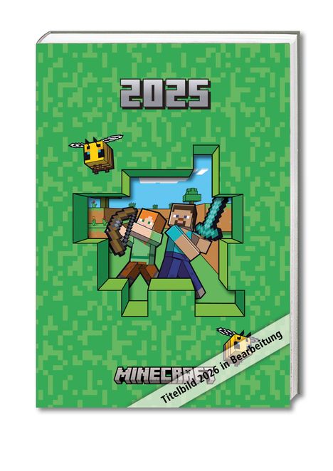 Minecraft - A5-Tischkalender 2026, Kalender