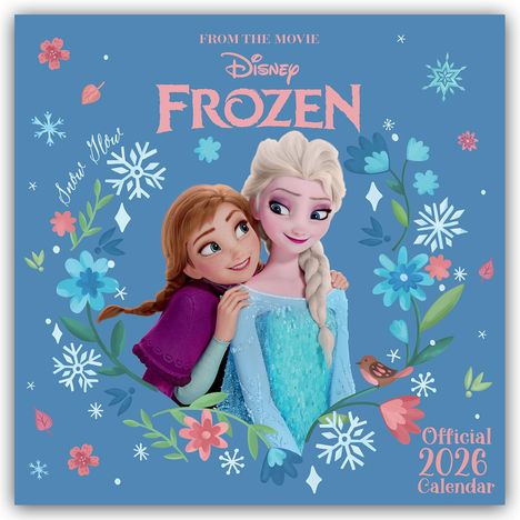 Danilo Promotion Ltd: Disney Frozen - Offizieller Kalender 2026 - Wandkalender, Kalender