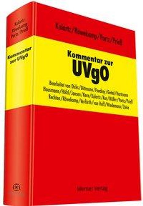 Kommentar zur UVgO, Buch